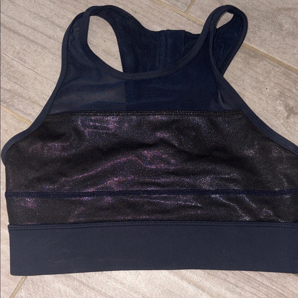 ZYIA Black and Purple Sports Bra